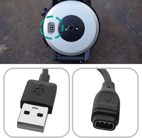 Create idea 100cm Smart Watch Charging Cord Fast Charge USB 8A Cable Compatible with COROS PACE 2 /Compatible with APEX/Pro/Compatible with VERTIX...
