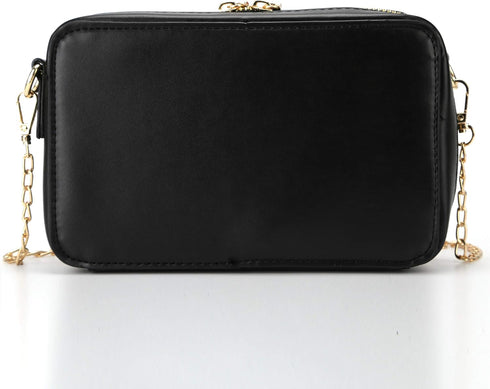 QiMing Retro Tape Shaped Evening Purse,PU Audio Cassette Crossbody HandBag for Women...
