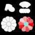 English Paper Piecing Template Set Flower Shape Grandmother's Garden Quilting Kit for Patchwork Beginners on Bags, Blankets, Pillowcases Handmade ...