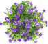 Artificial Flowers, Fake Outdoor UV Resistant Plants Faux Plastic Greenery Shrubs Indoor Outside Hanging Planter Home Kitchen Office Wedding, Gard...