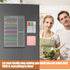 Acrylic Magnetic Menu Board for Kitchen,Acrylic Weekly Calendar for Fridge,Acrylic Dry Erase Board for Refrigerator,Clear Meal Planner for Fridge ...
