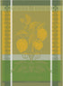 Garnier Thiebaut Citron Zeste (Lemon Zest) French Kitchen Towel 22"x30", Cotton, Jacquard...