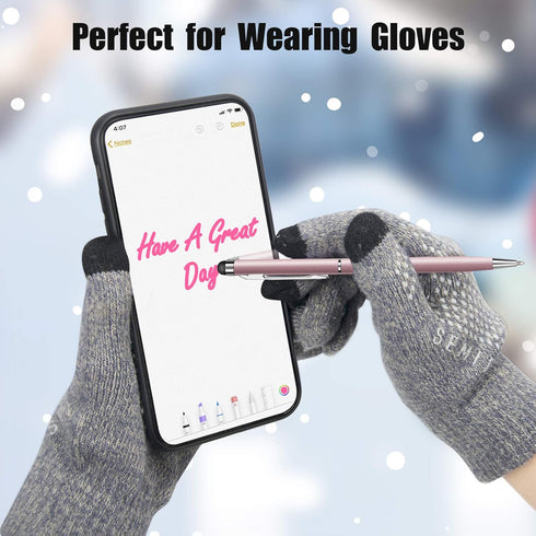 Stylus Pens for Touch Screens anngrowy Stylus Pen Universal Stylus Ballpoint Pen 2 in 1 Stylists Pens for iPad iPhone Tablet Laptops Kindle Samsun...