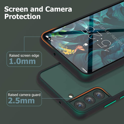 MATEPROX Compatible with Samsung Galaxy S22 Plus Case, Clear Thin Slim Crystal Transparent Shockproof Bumper Cover for Samsung S 22+ 5G (2022)-Pin...