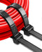 Large Zip Ties Heavy Duty 200lbs Cable Ties Black Zip Tie 11 Inch Industrial Wire Ties Thick Cable Ties UV Resistant Nylon Zipties Wide Plastic Zi...