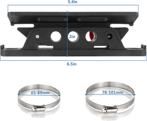 Quick Release Fire Extinguisher Holder Mount Bracket High Density Nylon Roll Bar Mount Bottle Holder Adjustable with 4 Clamps for Wrangler TJ JK J...