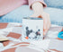 Disney Mickey and Minnie Mouse Watercolor Sunset Asian-Style Ceramic Tea Cup | Traditional Japanese-Inspired Mug Without Handle | Holds 9 Ounces...