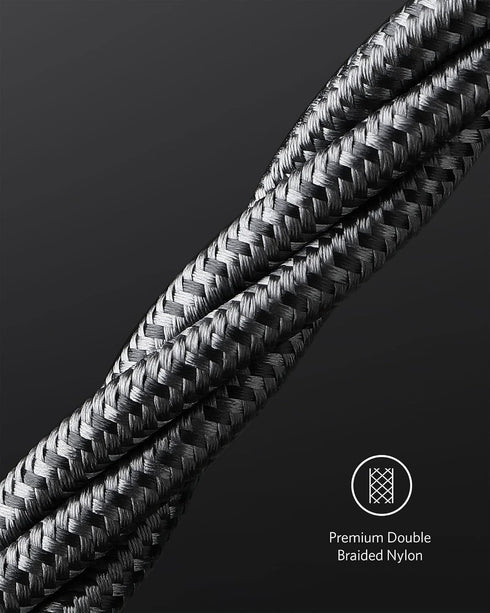 Anker USB C Charger Cable (6ft 100W, 2Pack), USB 2.0 Type C Charger Fast Charging for iPhone 15 / 15Pro / 15Plus / 15ProMax MacBook Pro 2020, iPad...
