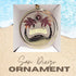 San Diego California Brass Christmas Ornament...