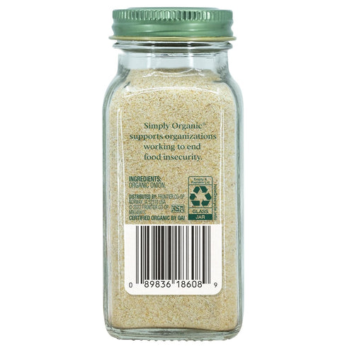 Simply Organic White Onion Powder, Certified Organic | 3 oz | Allium cepa...