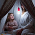 Enchanting Playhouse or Treehouse Adventure: 4-Pack Battery-Operated Kids' Hanging Lights with Safe Touch and Easy Pull Chain...