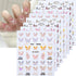 Butterfly Nail Art Stickers Nail Decals 8 Sheets 3D Self-Adhesive Laser Butterfly Design Nail Decals Holiday Nail Art Decorations Butterfly Manicu...