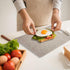 2PCS Cutting Board for Kitchen, Wheat Straw Fiber Cutting Board, Dish Washer Safe, w/Juice Grooves for Meat, Veggies, Easy Grip Handle, Non-slip S...