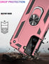 IKAZZ for Galaxy S21 Case,Military Grade Shockproof Heavy Duty Protective Phone Cover Pass 16ft Drop Test with Magnetic Kickstand Car Mount Holder...