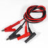 5Pack Multimeter Test Leads Right Angle Banana Plug to Alligator Clip Heavy Duty Silicone Wire 14 Gauge for Electrical Testing 3 Feet/1m...