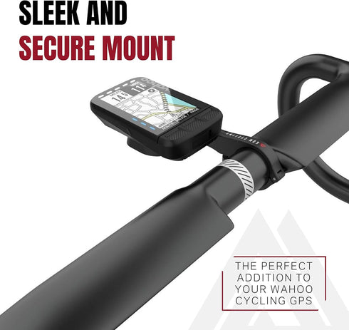 KOM Cycling Wahoo Elemnt Mount Compatible with Multiple Wahoo Computers Including The Wahoo Elemnt Bolt, Elemnt Roam, Elemnt Mini, and Elemnt - Mu...