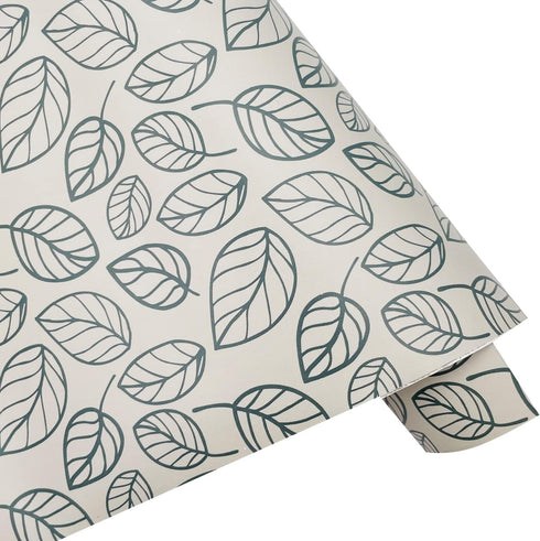 Yifely Leaf Shelving Paper Decorative Self-Adhesive Shelf Liner Dresser Drawer Locker Sticker 17.7 Inch by 9.8 Feet...