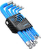 Allen Wrench Hex Key Set 1.5mm-10mm, 9PCS Metric Long Ball End Allen Key Set L-key with Visible Coding for Bike Motorcycle Repair Furniture Assemb...