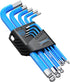 Allen Wrench Hex Key Set 1.5mm-10mm, 9PCS Metric Long Ball End Allen Key Set L-key with Visible Coding for Bike Motorcycle Repair Furniture Assemb...