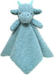 Baby Cyan Dragon Soft Stuffed Animal Security Blanket, Plush Dinosaur Character Lovey Blanket, Baby Shower/Nursery Gift, Cuddly Newborn, Infant, T...