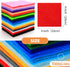 Bundooraking-60pcs soft felt sheets,Felt Fabric Sheets for Crafts 4"x4"(10 * 10cm/Red),Thicker than 1mm Nonwoven squares,Patchwork Sewing DIY Craf...