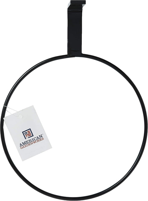 American Garden Works PH-10 Wall Mount Pot Holder, 10", Black...