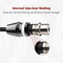 1ft 1 Female to 2 Male Nickel Plated RCA Y Adapter Splitter Connector Cable (2 Pack)...