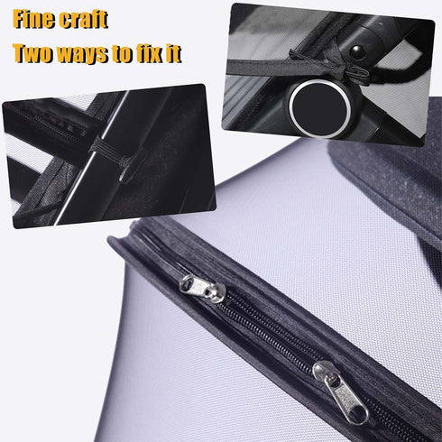 Little World Mosquito Net for Stroller Mosquito Net and Sunshade for Stroller Sun Protection Baby Mosquito Net Mesh Net Cover for Infant...