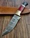 Poshland Handmade Damascus Steel 9 Inches Full Tang Skiner Knife (BC-1096)...