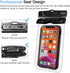 IFCASE Universal Waterproof Case, 2 Pack Large Phone Water Proof Dry Bag Pouch for iPhone 14 Pro Max, 13 12 11 XS XR 7 8 SE, Samsung Galaxy S23 S2...