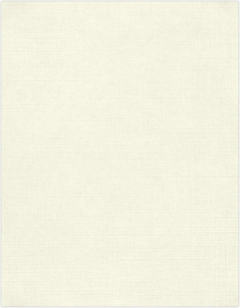 LUXPaper 8.5" x 11" Classic Linen Paper | Letter Size | Natural White | 70lb. Text | 50 Qty...