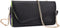 Clutch Wallet with Wristlet and Crossbody Strap for Smartphones or Phablets up to 5.7 Inch - Carrying Case - Frustration-Free Packaging - Black an...