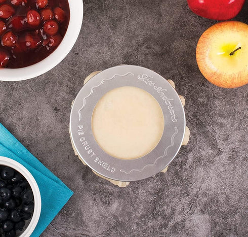 Mrs. Anderson's Baking Individual Pie Crust Protector Shields, For Mini Pies and Pot Pies, 1 Set of 2 Pie Shields...