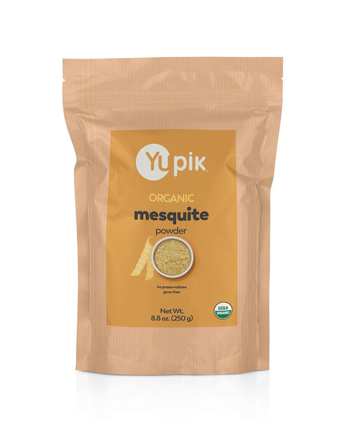 Yupik Organic Mesquite Powder, 8.8 oz, USDA Certified, Non-GMO, Vegan, Gluten-Free, Natural Sweetener & Nutritious Superfood, High in Protein & Fi...