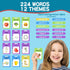 Talking Flash Cards for Toddlers, 224 Common Words, Language Therapy, Sensory Interactive Toy for Autism, Educational Learning Gift for Boys and G...