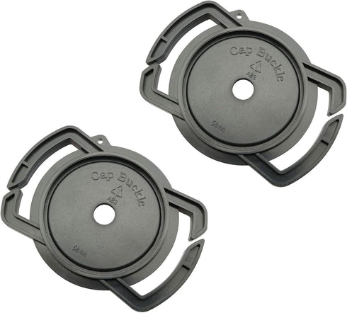 2pcs Camera Lens Cap Holder Keeper Buckle for Canon Nikon Sony Camera Lens Cap Cover 52mm 67mm 58mm...