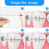 100 PCS Floss Threaders, Deep Clean Dental Floss Threader for Braces, Bridges and Implants Multifunctional Floss Aids, Nylon Loop Design (Pack of ...