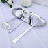 MUXSAM 4 in 1 Candle Accessory Set - Wick Trimmer & Snuffer, Storage Tray, Gift for Candle Lovers (Silver)...