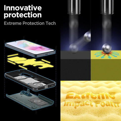 Spigen Tough Armor Designed for Galaxy A35 5G Case (2024) - Abyss Green...