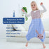 MICHLEY Toddler Sleeping Sack with Feet Newborn Infant Sleeveless Sleeping Bag 2-way Zipper Baby Wearable Blanket for Walkers,Blue Rabbit,3-5T...