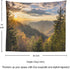 KJONG Autumn Sunrise Great Mountains Tennessee Great Forest Woods National Sunrise North Country Wilderness Park Decorative Tapestry,60X80 Inches ...
