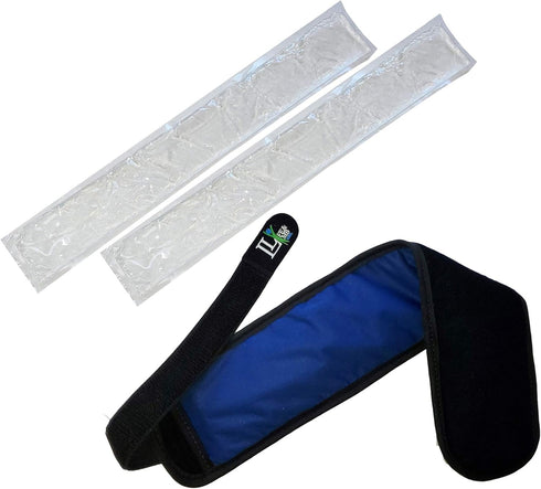 Headache Relief Hot Cold Therapy Wrap for Migraine Relief Dental Pain Treatment Patella Tendon and Sinus Pressure Cold Pack...