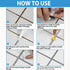 Tile Grout Repair Kit, 2 Pack Light Grey Grout Repair filler, Fast Drying Grout Paint, Grout Sealer for Bathroom Shower Floor, Restore and Renew T...