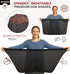 L/Car Sun Shades for SUV Windows (12 Sizes) - UV, Bug, Privacy Protection, Heat Blocker, Stretch-to-Fit Mesh Screens for Baby & Camping, 2-Pack by...