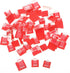 Maitys 60 Pieces Christmas Cable Clips with Adhesive, Heavy Duty Hooks for Outdoor Light Clips with Tapes, 3 Size Decoration Self Adhesive Strips ...