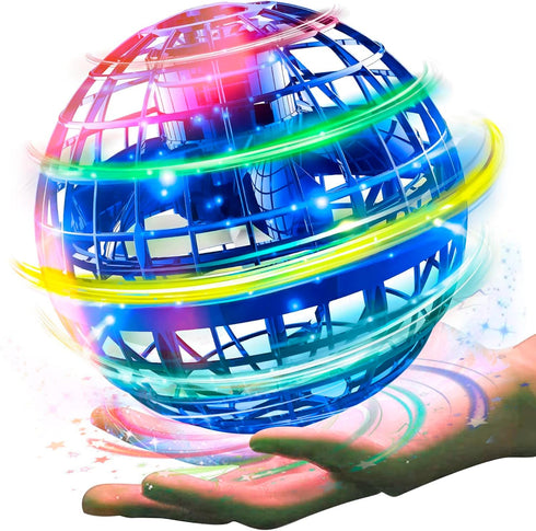 Toys 2024 Flying Orb Ball - Upgraded Boomerang Ball with LED Lights, Hand Controlled Cosmic Globe Toy for Kids 6+, Teens, and Adults - Indoor Outd...