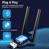 Bluetooth Adapter for PC 5.3, Long Range Bluetooth Dongle 492FT/150M Wireless Transfer Transmitter Receive, USB Bluetooth Adapter Plug & Play for ...