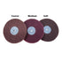 3PC 6 Inch x 2 Section Non Woven Polishing Wheel Kit for Bench Grinder with 10MM Arbor Hole Each 1PC Hard/Medium/Soft...