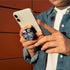 2-Pack Phone Case Holder for Fingers, Pop it for Phone, Phone Grip with Expanding Kickstand Compatible with All Phones and Tablets, Skull Leaf...