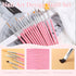 15pcs Nail Paint Brushes Set, Nail Art Brushes for Gel Polish with Rhinestone Picker, Nail Detailing Brush Makeup Brushes Set for Cleaning Fingern...